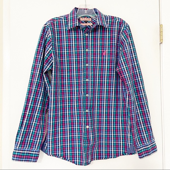Thomas Pink Other - Thomas Pink Casual Multicolored Check Gingham Button Down Shirt Size Small S